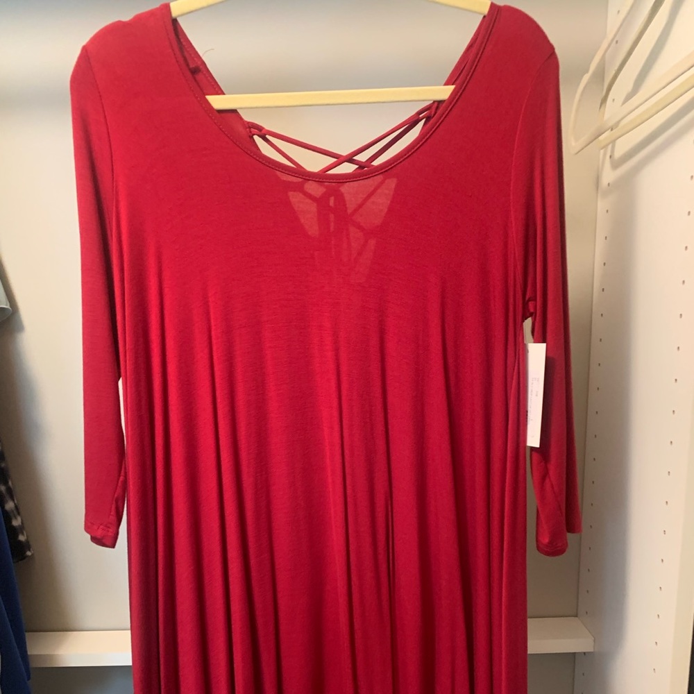 Shapeless Red Dress